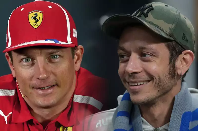 valentino rossi kimi raikkonen