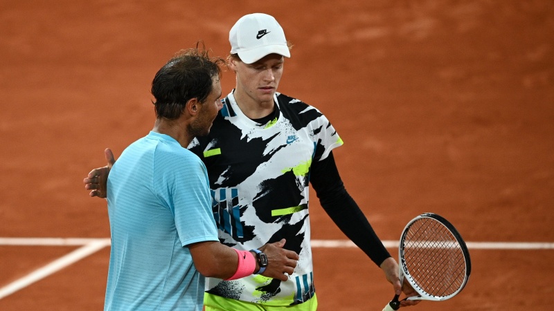 Jannik Sinner con Rafael Nadal, è arrivata la risposta