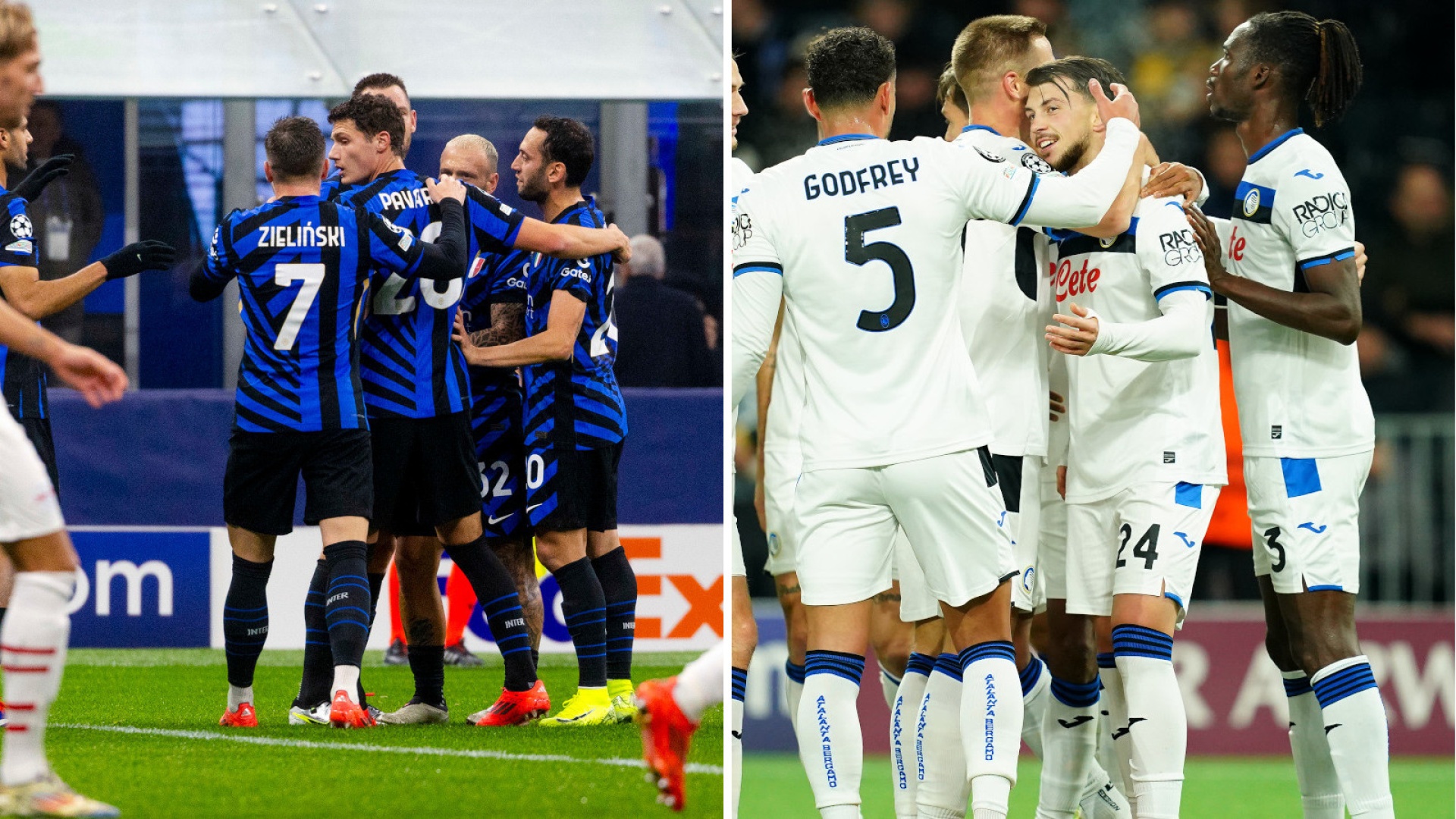 Sportal: Champions: Inter, basta un autogol per la vetta. Atalanta in versione tennistica a Berna