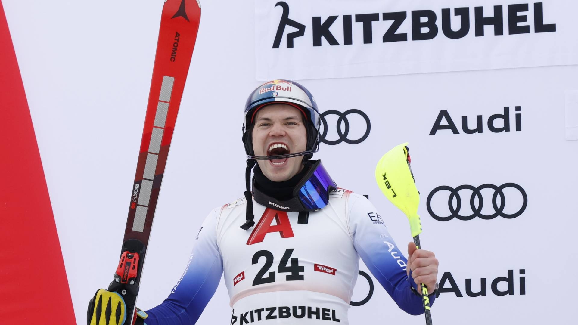 Alex Vinatzer torna sul podio a Kitzbuehel: "Il sogno da bambino"