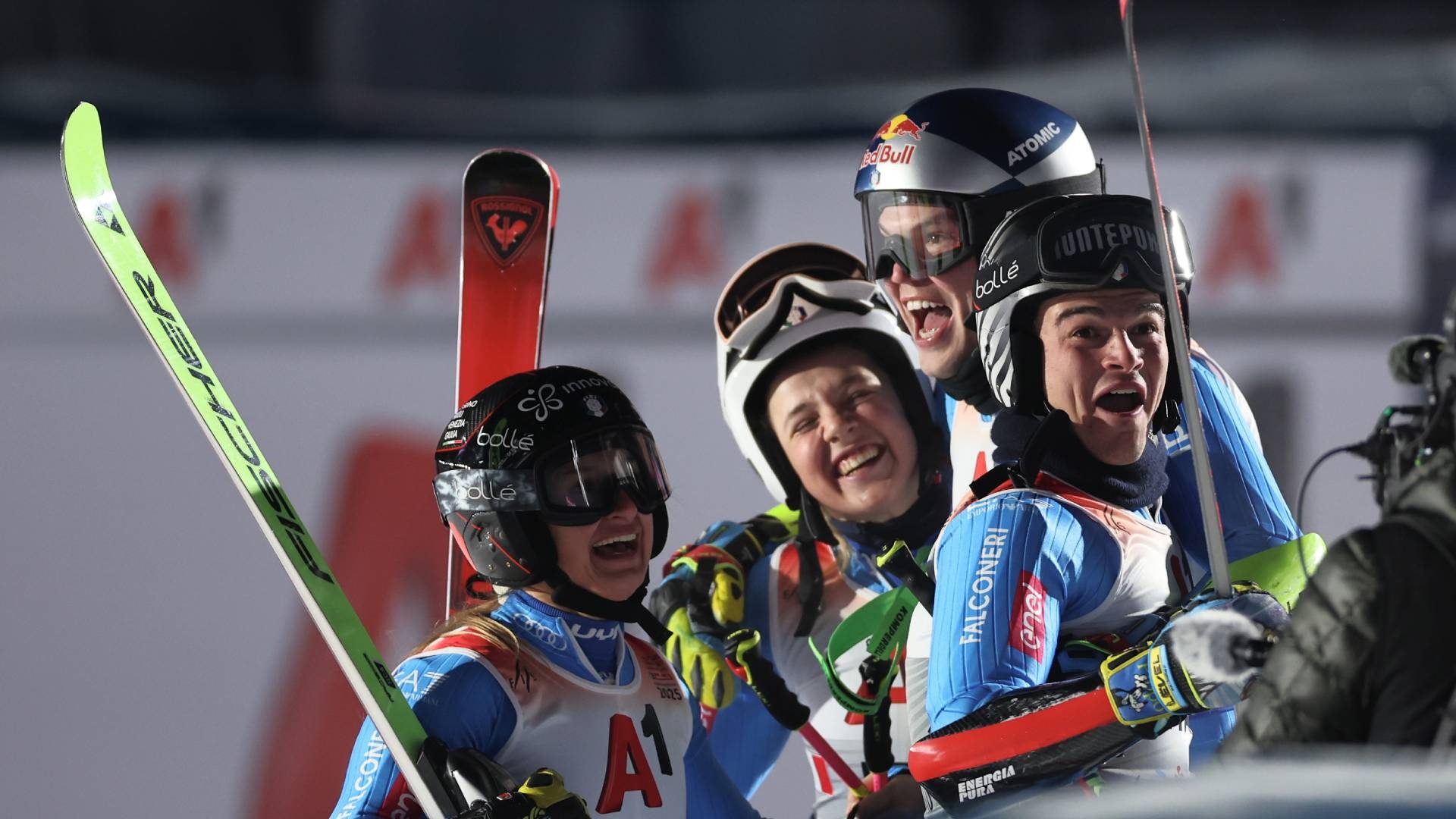 Mondiali sci Saalbach, l'Italia parte col botto: è oro nel parallelo