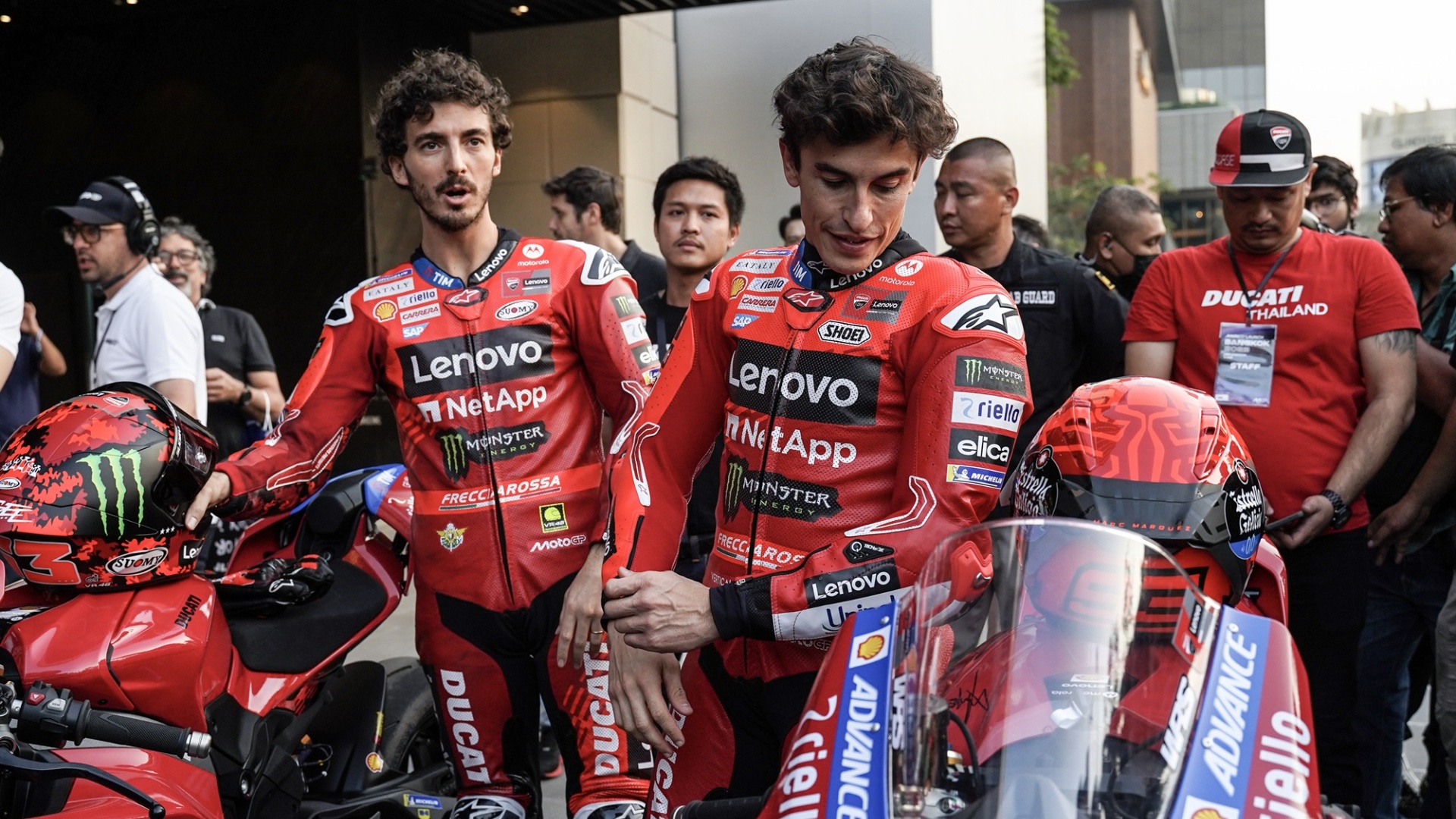 Ducati, box esplosivo? Marc Marquez schietto su Pecco Bagnaia