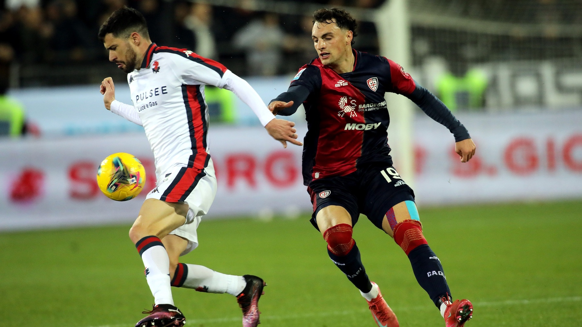 Cagliari e Genoa si dividono la posta