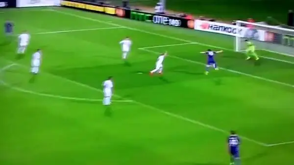 Gomez è arrivato puntualmente sul pallone.