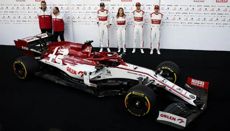 Saranno ancora Raikkonen e Giovinazzi aguidare  la monoposto motorizzata Ferrari.