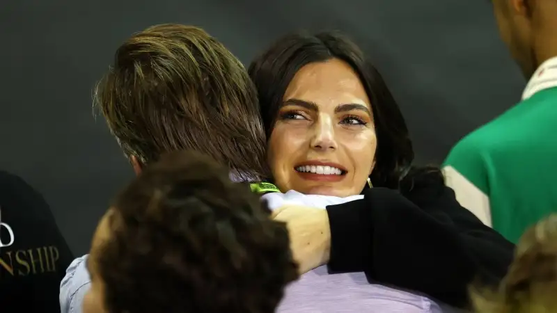 Era presente anche ad Abu Dhabi, dove Max è diventato campione del mondo