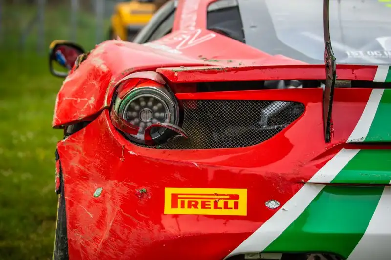 L'incidente non ha dunque compromesso il suo weekend nel circuito brianzolo. Foto di Cristian Lovati

