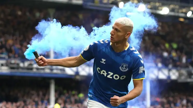 Richarlison è il miglior marcatore stagionale dell'Everton: ha messo a segno 8 gol finora
