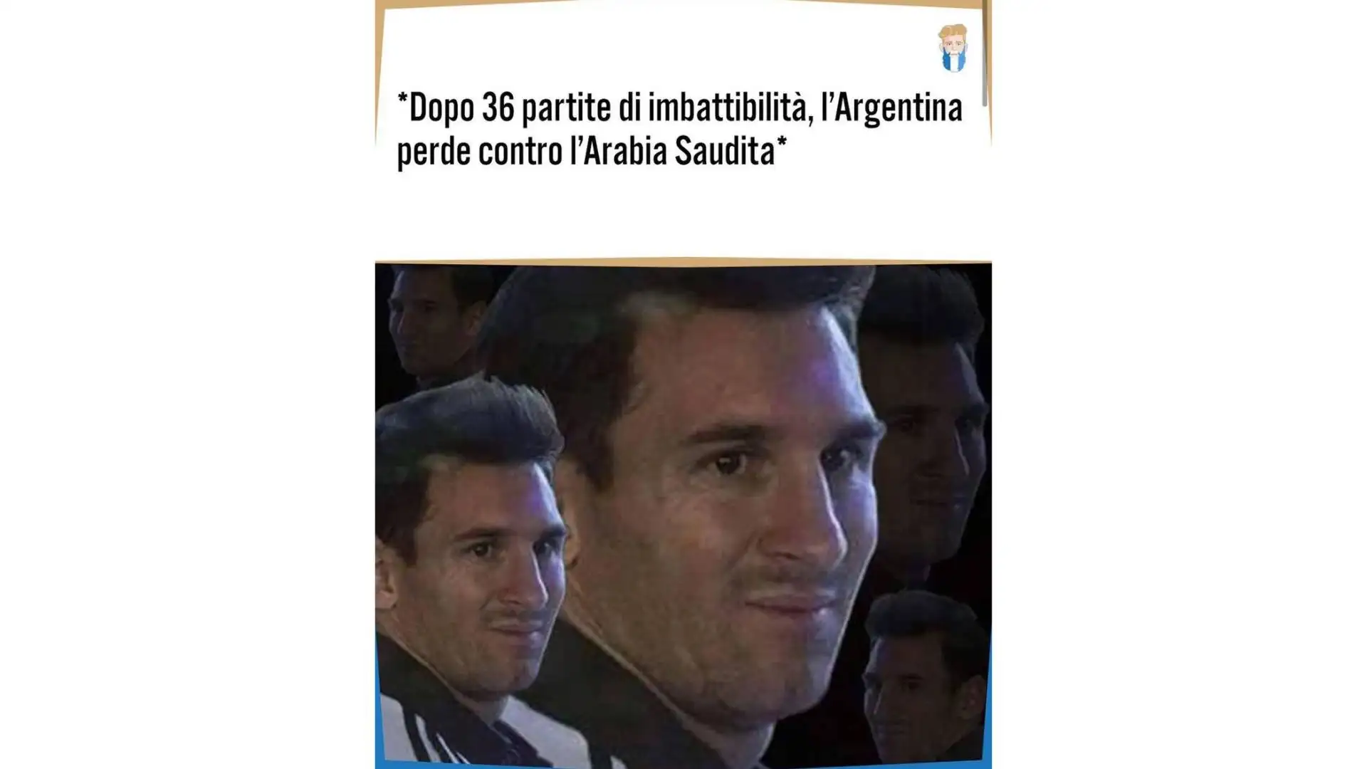 Questa sconfitta ha fatto pure cadere il record di imbattibilità della nazionale argentina che si ferma a 36 partite, salvando quello dell'Italia a quota 37 partite senza sconfitte