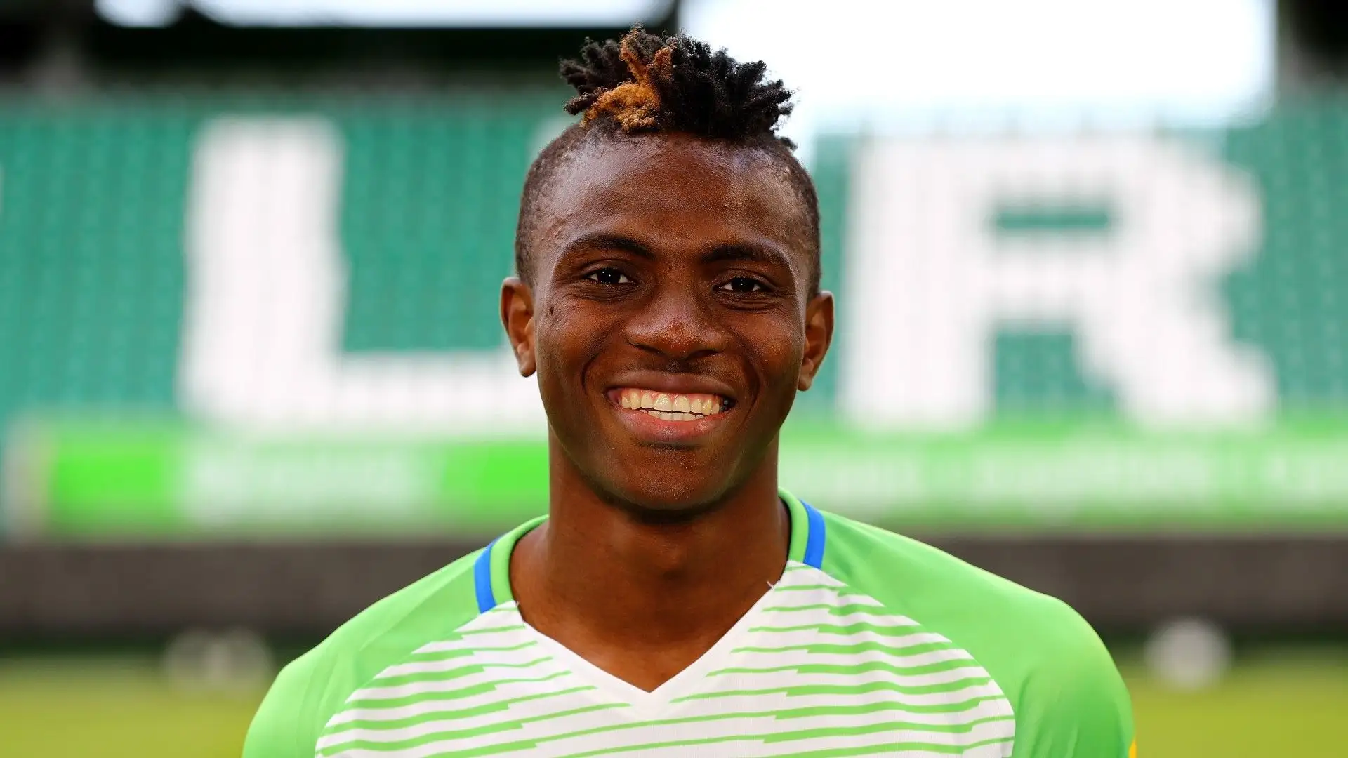 Victor Osimhen all'Arsenal nel 2017

