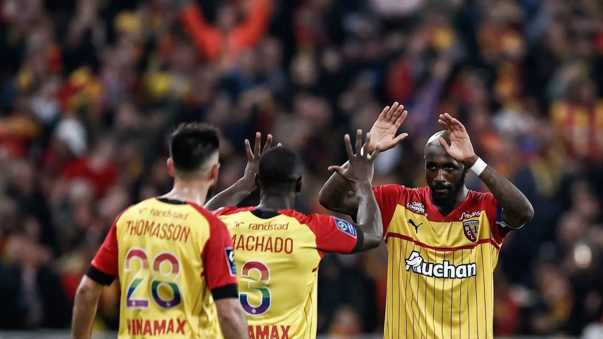 Seko Fofana ha segnato il secondo gol per il Lens al minuto 55