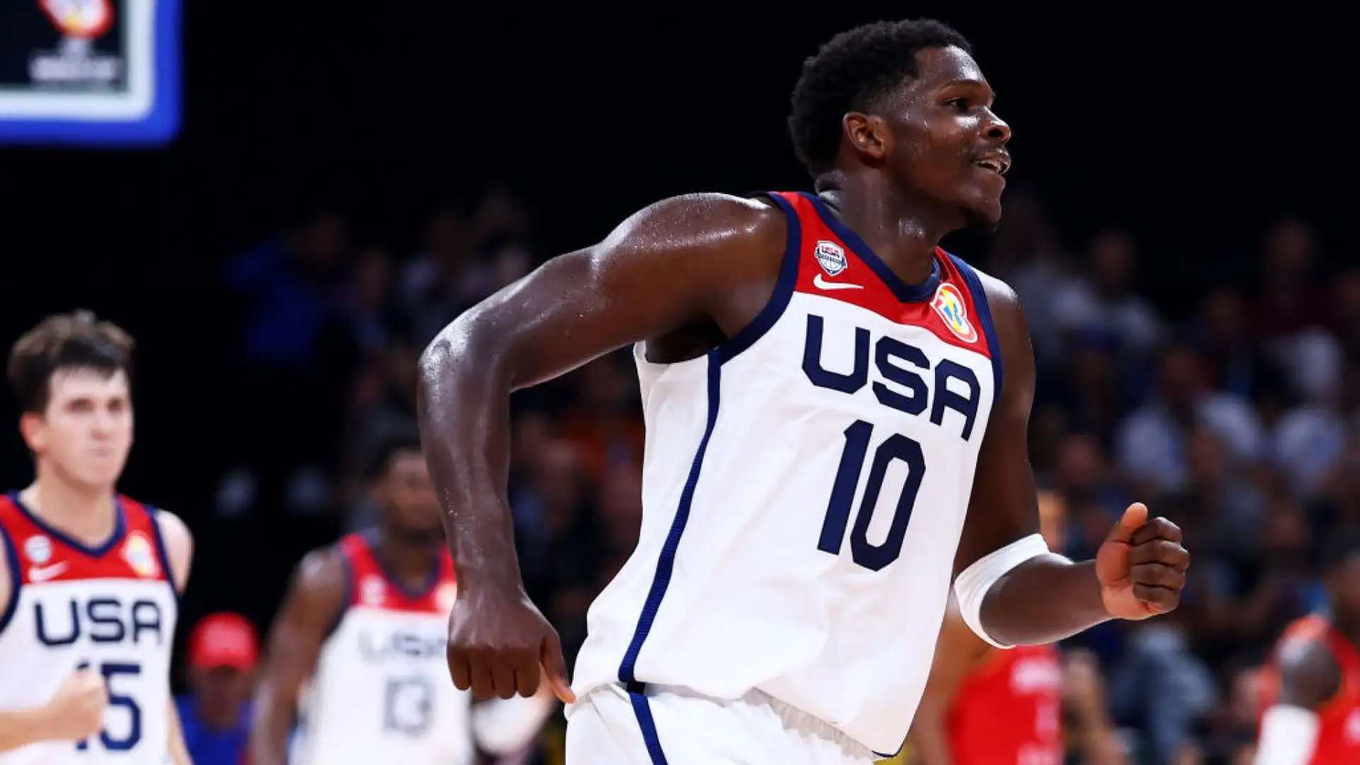 Nelle fila degli USA non sono bastati i 23 punti con 8 rimbalzi della stella dei Minnesota Timberwolves Anthony Edwards