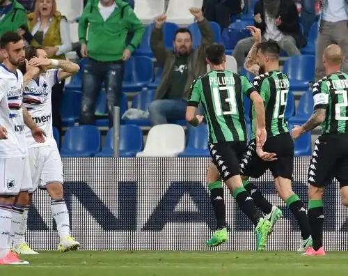 Serie A: Sassuolo-Sampdoria 2-1