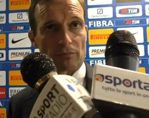 Allegri: “Gol in fuorigioco? Capita”