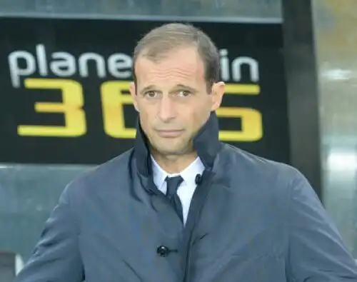 Allegri applaude la sua Juventus