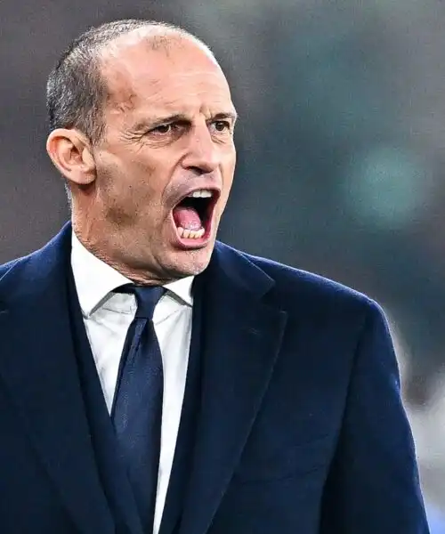 Allegri, maxi multa per la sfuriata negli spogliatoi con l’arbitro: foto