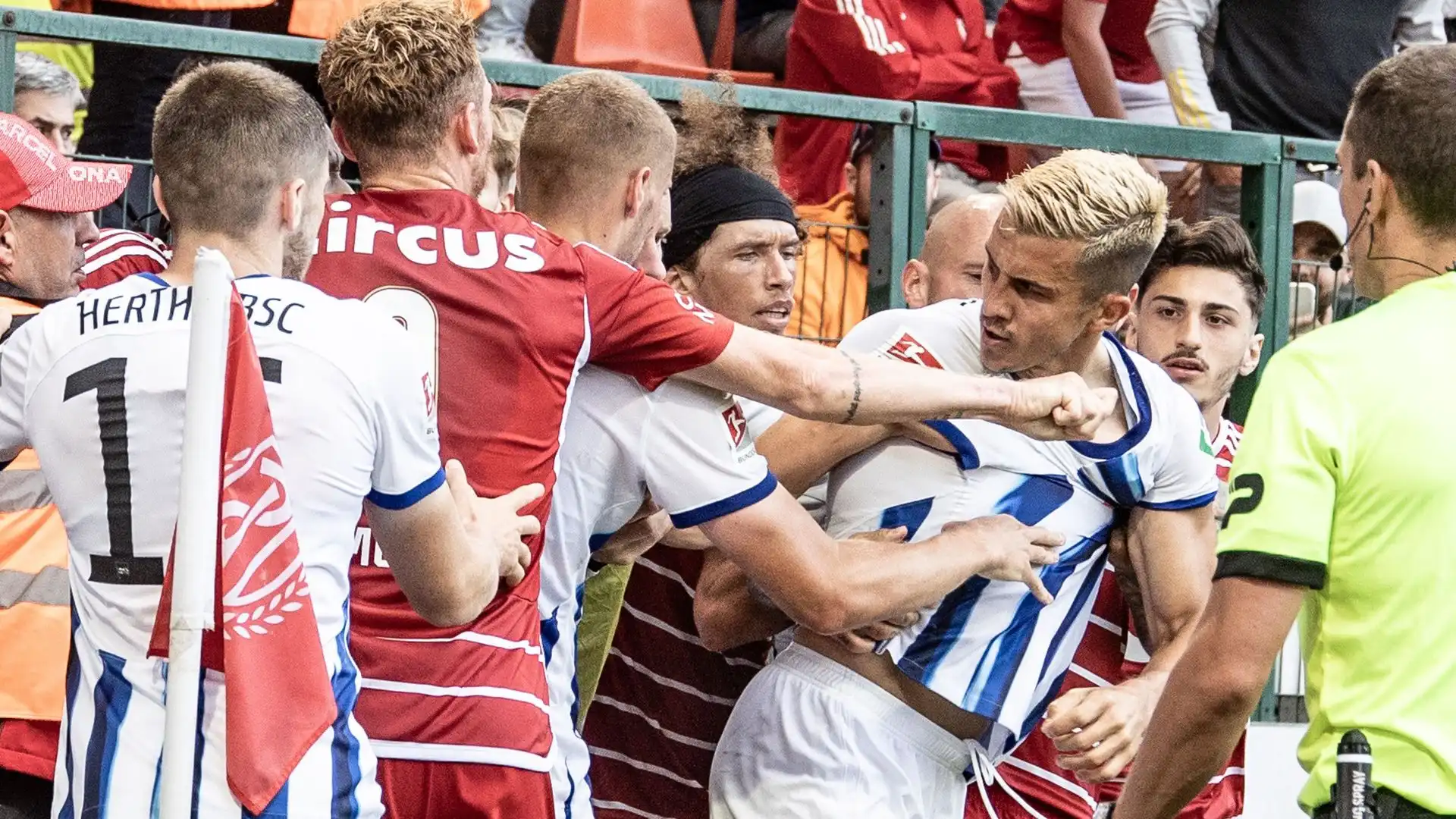 Momenti di tensione tra Standard ed Hertha