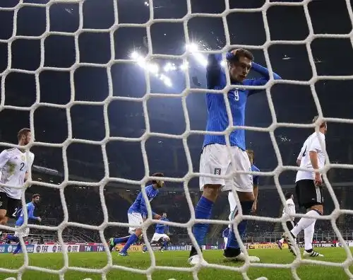 Il palo ferma Belotti: Italia-Germania 0-0