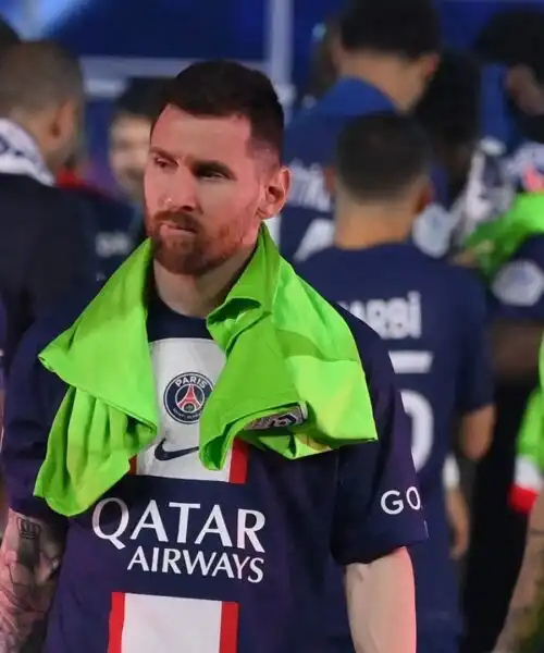 L’amarezza di Lionel Messi, fischiato nell’ultima partita al PSG: le foto