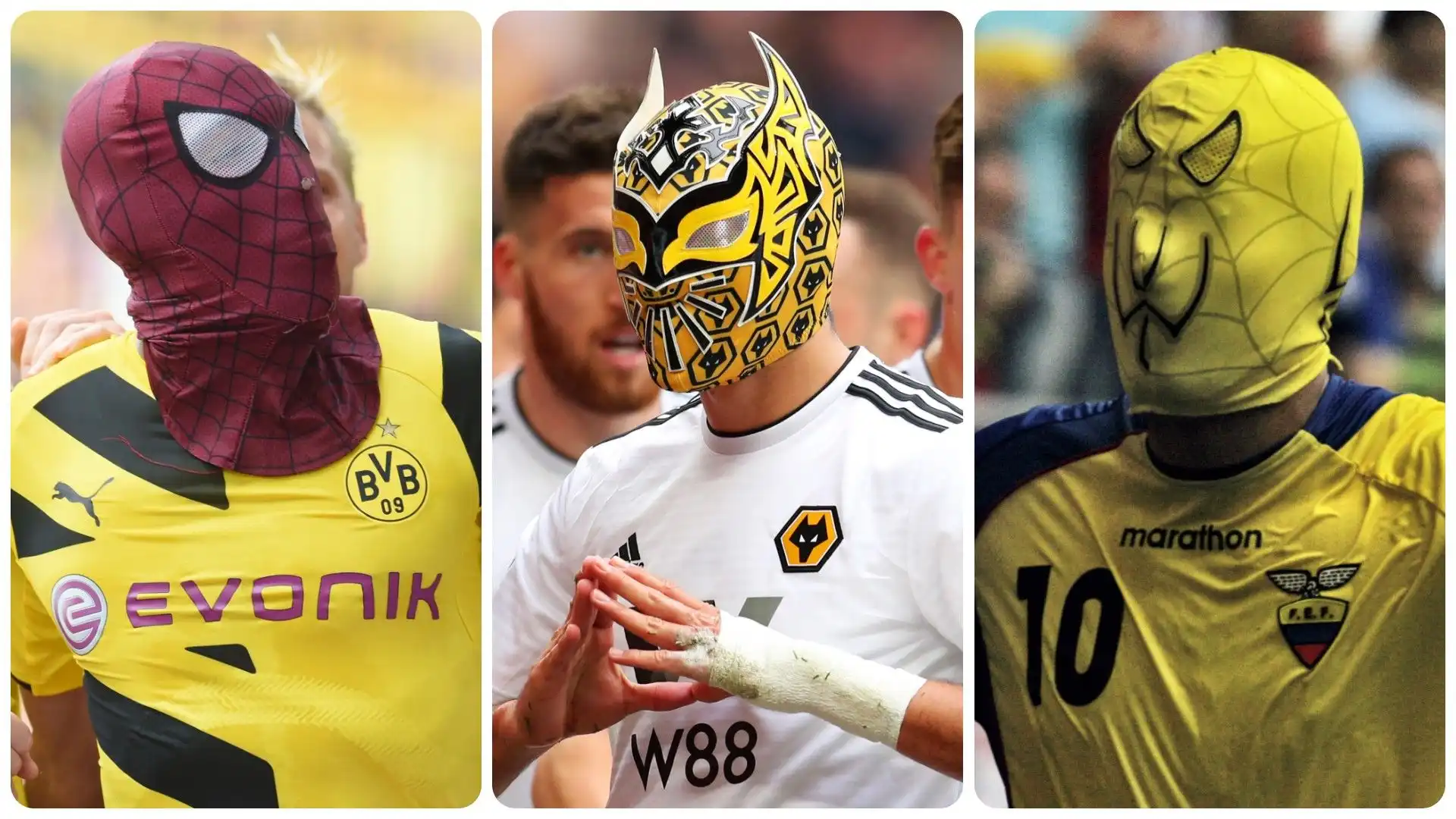 Aubameyang ma non solo: le foto dei gol mascherati
