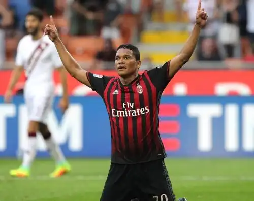 Bacca: “Bello essere incedibile”