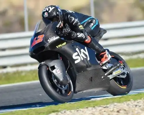 Bagnaia subito rapido in Moto2