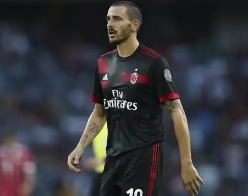 Milan, lista Uefa con Bonucci e Biglia