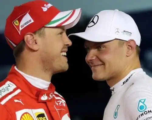 Bahrain: vola Bottas, Vettel secondo