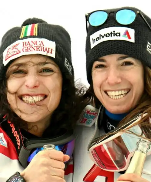 Solo Alberto Tomba e Gustav Thoeni davanti a Federica Brignone