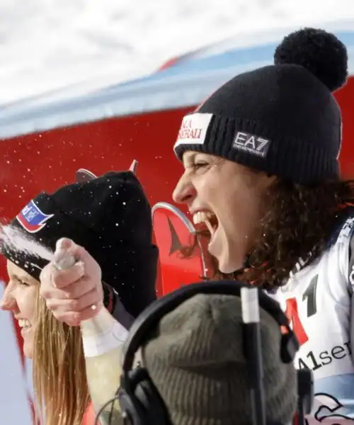 Federica Brignone ironizza dopo la vittoria