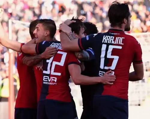 Il Cagliari torna in A con una goleada