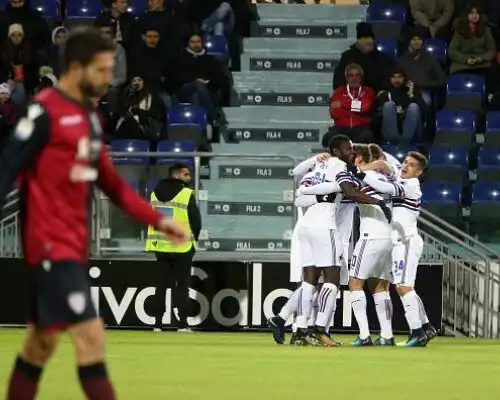 Cagliari-Sampdoria 2-2