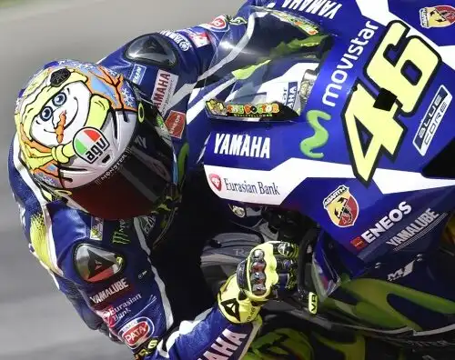 Rossi, il casco invernale