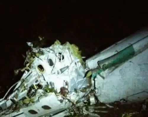 Cade aereo con la Chapecoense a bordo