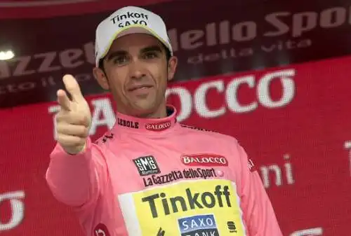 Contador torna in rosa