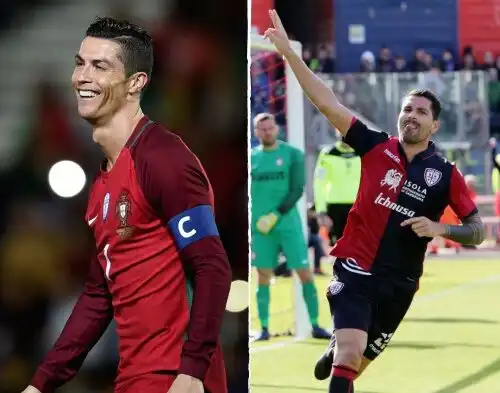 Il regalo che non ti aspetti: Ronaldo dona la maglia a Borriello