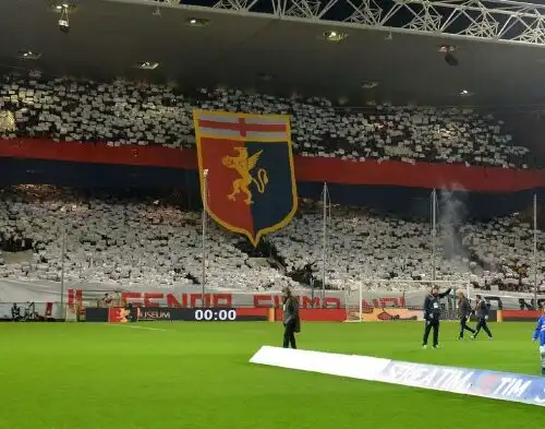 Genoa, monta la protesta: sciopero del tifo con il Milan