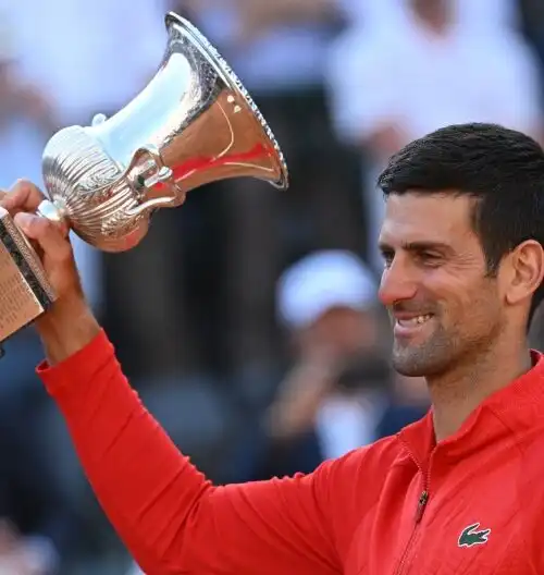 Novak Djokovic, dedica dopo il trionfo: “Merito di Roma”