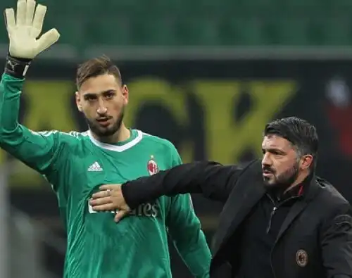 Gattuso: “Siamo tutti con Donnarumma”