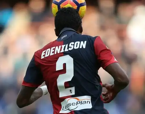 Edenilson: addio immediato al Genoa (e all’Udinese)