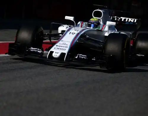 Felipe Massa scalda Monza