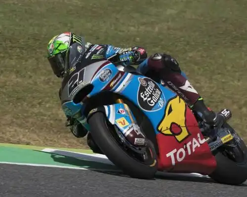 Moto2, Morbidelli in pole position