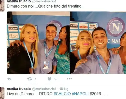 Marika Fruscio, visita a sorpresa