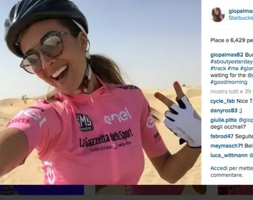 Giorgia Palmas ciclista a Dubai