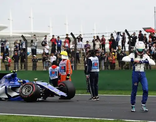 Giovinazzi, altro schianto in Cina