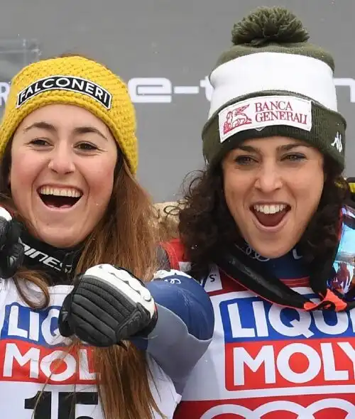 Courchevel, segnali chiari da Sofia Goggia e Federica Brignone