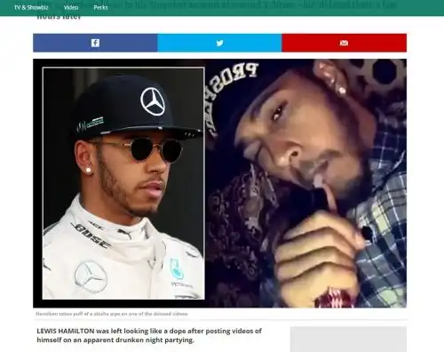 Altra pazza serata per Lewis Hamilton