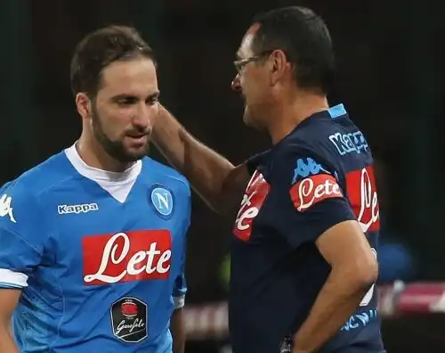 Sarri: “Higuain? L’avrei sbranato”