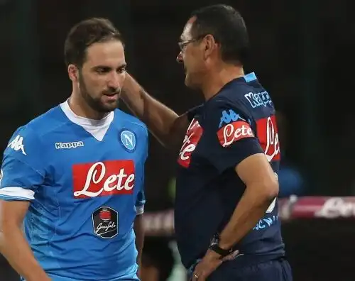 Sarri: “Higuain Pallone d’oro o testa di c…”