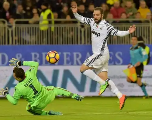 Serie A, Cagliari-Juventus 0-2: Higuain incontenibile